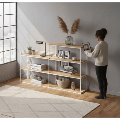 KONSOLA - REGAŁ BIAŁY SKD-364